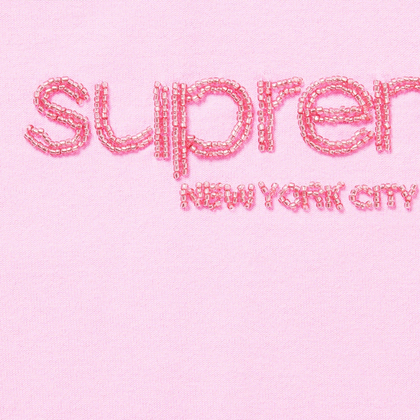 Beaded Logo S/S Top view 9